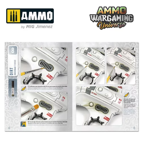 Ammo by Mig AMMO WARGAMING UNIVERSE Book 08 - Aircraft and Spaceship Weathering (English, Castellano, Polski)