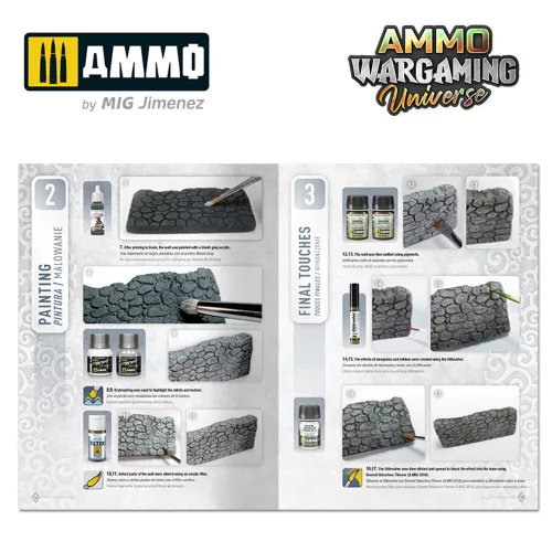 Ammo by Mig AMMO WARGAMING UNIVERSE Book 11 – Create your own Rocks (Multilingual Book)