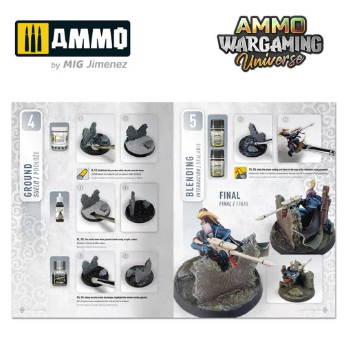 Ammo by Mig AMMO WARGAMING UNIVERSE Book 11 – Create your own Rocks (Multilingual Book)