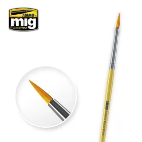 Ammo by Mig 12 Synthetic Quarter Round Brush