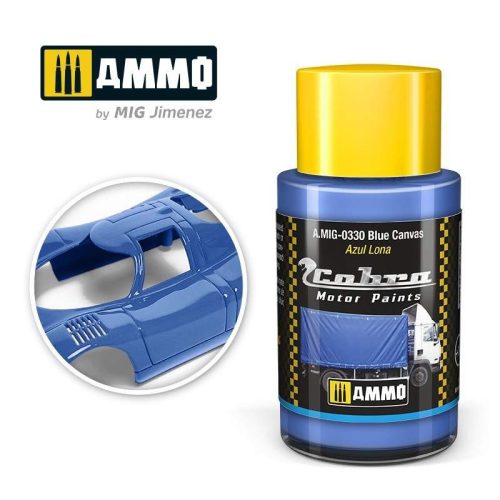 AMMO by MiG AMIG0330 Cobra Motor Blue Canvas