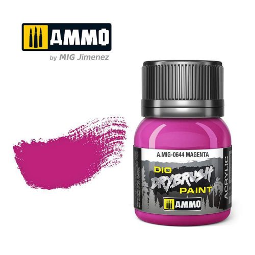 AMMO by Mig Drybrush Magenta szárazecseteléshez