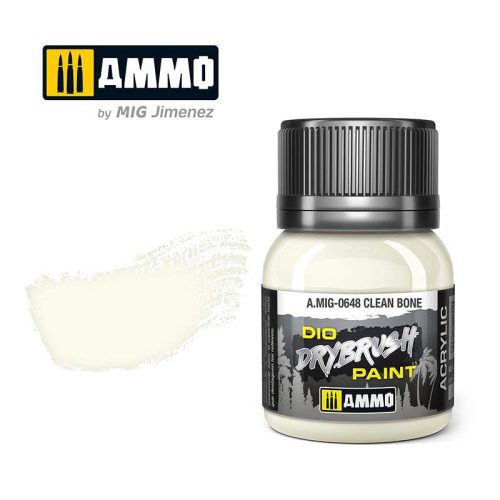 AMMO by Mig Drybrush Clean Bone szárazecseteléshez