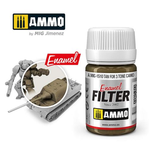 Ammo by Mig FILTER Tan for 3 Tone Camo