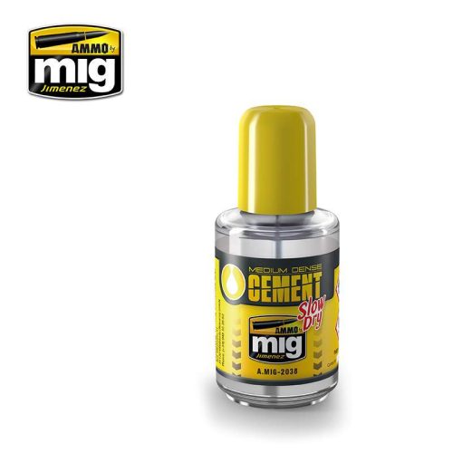 Ammo by Mig Medium Dense Cement - Slow Dry (Polyester Plastic Glue)