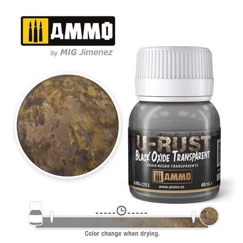 AMMO by Mig U-RUST Black Oxide Transparent (40mL)