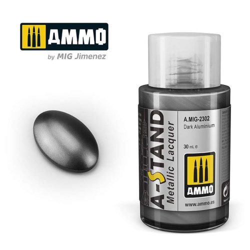AMMO by Mig A-STAND Dark Aluminium