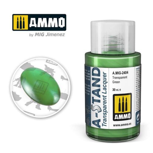 AMMO by Mig A-STAND Transparent Green