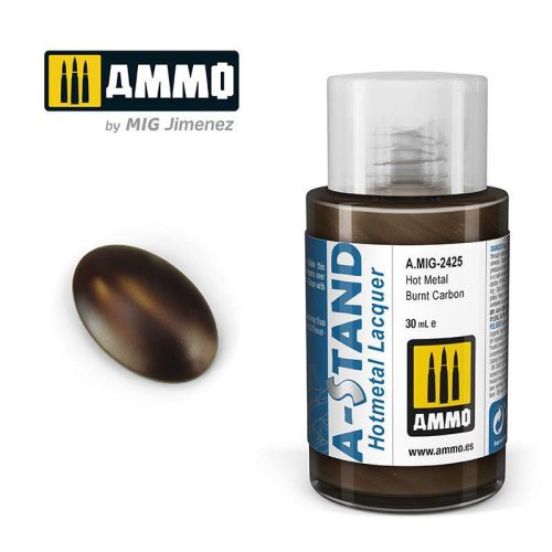 AMMO by Mig A-STAND Hot Metal Burnt Carbon