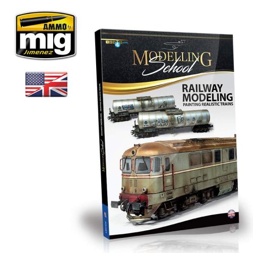 AMMO by Mig MODELLING SCHOOL – Railway Modeling: Painting Realistic Trains ENGLISH