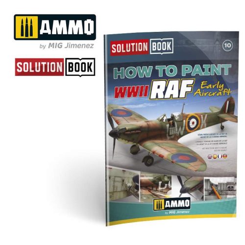 AMMO by Mig How to Paint WWII RAF Early Aircraft SOLUTION BOOK MULTILINGUAL BOOK