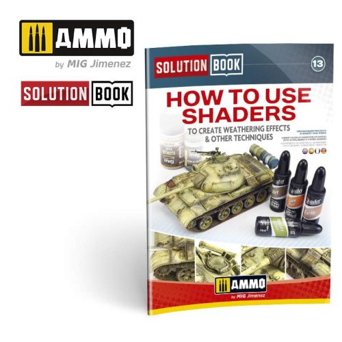 AMMO by Mig How to Use Shaders SOLUTION BOOK MULTILINGUAL BOOK