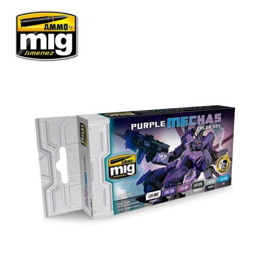 AMMO by Mig Purple Mechas colors set