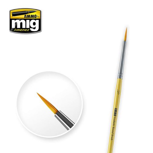 Ammo by Mig 2/0 Synthetic Round Brush