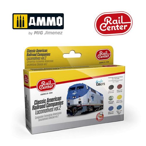 AMMO Rail Center Classic American Railroad Companies – Locomotives Vol.2