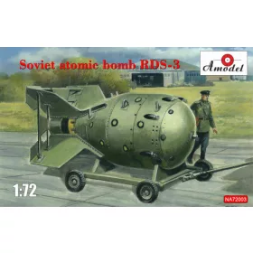 Amodel 1:72 Soviet atomic bomb RDS-3