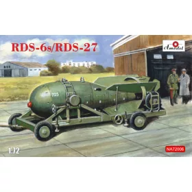 Amodel 1:72 Soviet hydrogen bomb RDS-6s/RDS-27