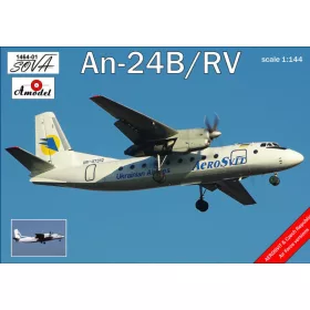 Amodel 1:144 Antonov An-24B/RV Ukrainian airlines