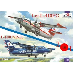 Amodel 1:144 Let L-410FG & L-410UVP-3 aircraft (2kits