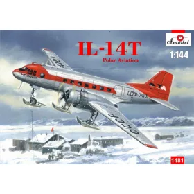 Amodel 1:144 Ilyushin IL-14T Polar aviation
