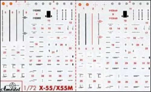 Amodel 1:72 KH-55 & KH-55M 'AS-15 Kent' strategic mi