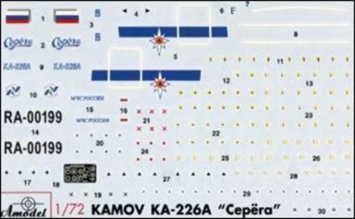 Amodel 1:72 Kamov Ka-226 'Serega' Russian helicopter