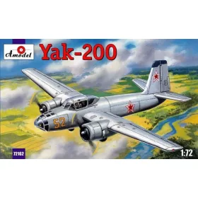 Amodel 1:72 Yak-200 Soviet trainer aircraft