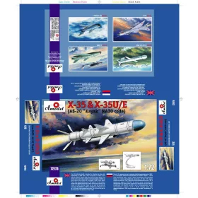 Amodel 1:72 Kh-35 & Kh-35U/E (AS-20 Kayak) Sov. guid