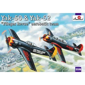   Amodel 1:72 Yak-50 & Yak-52 'Flieger Revue' aerobati