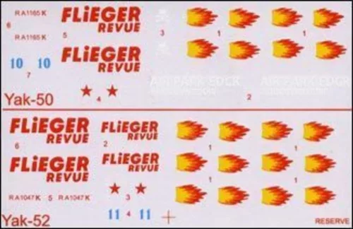 Amodel 1:72 Yak-50 & Yak-52 'Flieger Revue' aerobati