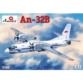 Amodel 1:72 Antonov An-32B civil aircraft