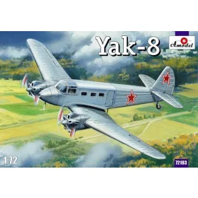 Amodel 1:72 Yakovlev Yak-8 Soviet passenger aircraft