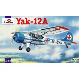 Amodel 1:72 Yakovlev Yak-12A Soviet multirole aircr.