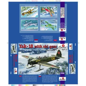 Amodel 1:72 Yak-18 with ski gear