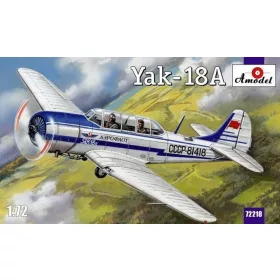 Amodel 1:72 Yakovlev Yak-18 Sov. prim. train. aircr.