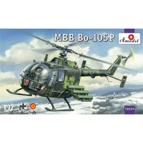 Amodel 1:72 MBB Bo-105P helicopter, military version