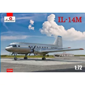 Amodel 1:72 Ilyushin IL-14M transport aircraft