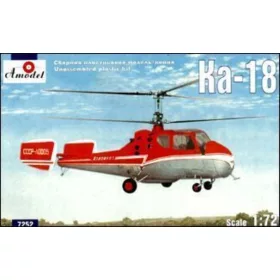 Amodel 1:72 Kamov Ka-18 Soviet civil helicopter