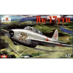 Amodel 1:72 Yakovlev Yak-17UTI Soviet jet fighter