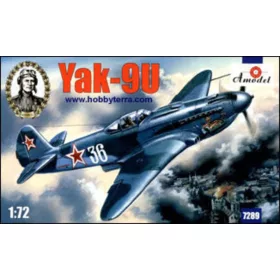 Amodel 1:72 Yakovlev Yak-9U Soviet fighter