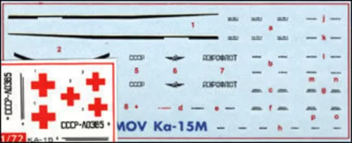 Amodel 1:72 Kamov Ka-15M ambulance
