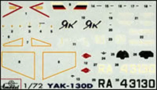 Amodel 1:72 Yakovlev Yak-130D Russian modern trai.a.