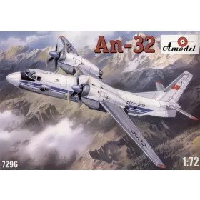 Amodel 1:72 Antonov An-32 Soviet transport aircraft