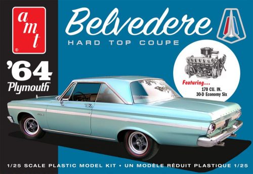 AMT AMT1188 1:25 1964 Plymouth Belvedere (w/Slant 6 Engine) 2T