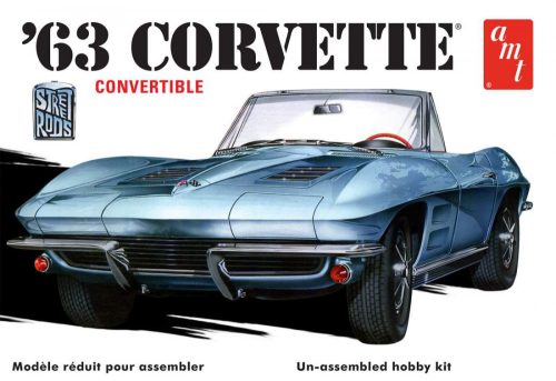 AMT AMT1335 1:25 1963 Chevy Corvette Convertible