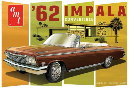 AMT AMT1355 1:25 1962 Chevy Impala Convertible