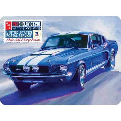 AMT AMT1356 1:25 1967 Shelby GT350 (USPS Stamp Series Collector Tin)