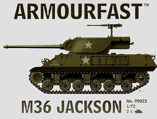 Armourfast 1:72 M36 Jackson harcjármű makett