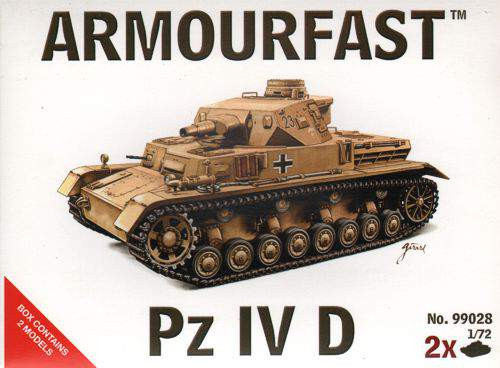 Armourfast 1:72 Pz.Kpfw.IV Ausf.D harcjármű makett
