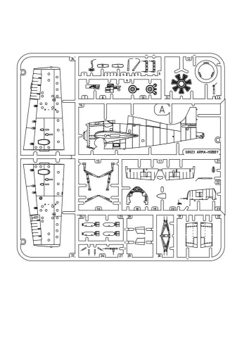 Arma Hobby 1:72 F4F-3 Wildcat™ Yellow Wings
